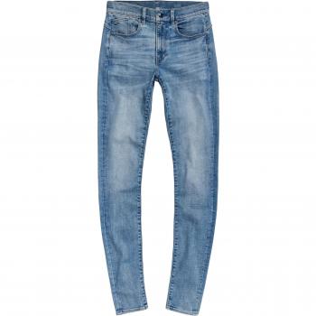 G-Star Women's Lhana Skinny Jeans, Blue (Sun Faded Niagara), Casual Cotton Denim, Size 28W/28L