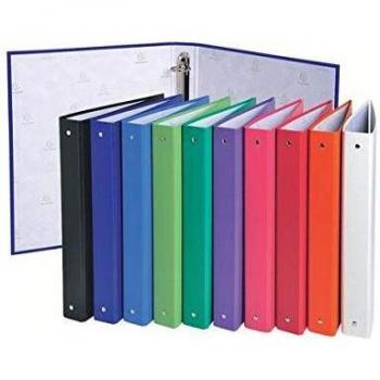 Carpeta de Anillas 4 Anillos 30 mm - A4 - Colores Surtidos