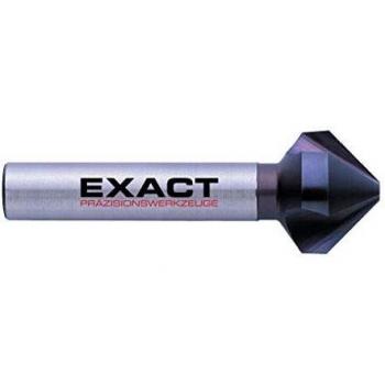 EXACT 51140 - Avellanador cónico 90°, diámetro 8,3 mm, HSS, revestimiento TiAlN, DIN 335C