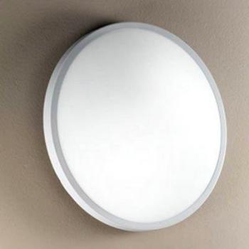 Lámpara de Techo y Pared PLAZA de Vidrio Blanco 41 cm, IP41, E27
