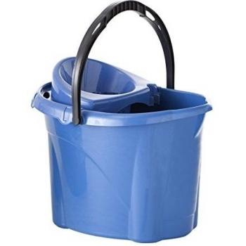 Maya 09001 - Cubo de Fregona con Escurridor Pequeño - 12L - Color Azul