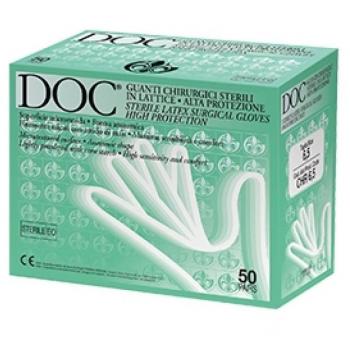 Guantes Quirúrgicos de Latex Doc, 100 unidades, tamaño 6