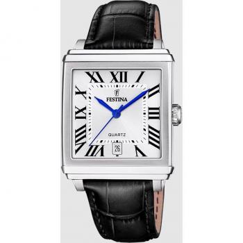 Reloj Festina F20681/1 On The Square de piel negro