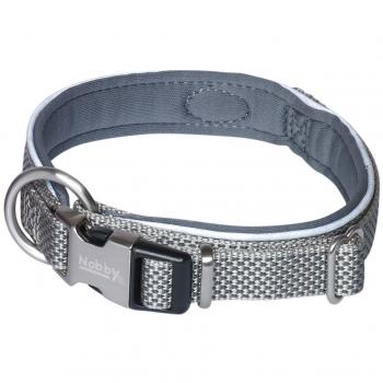 Collar para perro Nobby Classic Preno Royal de neopreno gris M-L 45-55cm