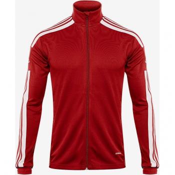 Adidas Squadra 21 Youth Training Jacket in Red and White