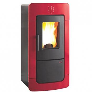 Termoestufa de Pellets Nordica Extraflame Diadema ACS Hidro 28,4 kW Burdeos