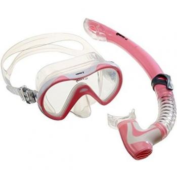 Mares Vento Jr. - Set de Buceo, Color Rosa/Transparente, Talla SF
