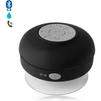 Altavoz Rariax Bluetooth con ventosa resistente al agua, ideal para la ducha