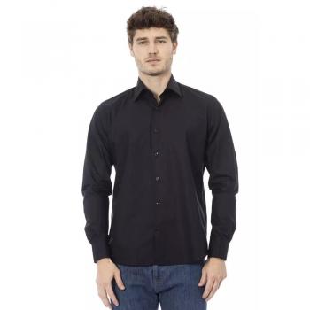 Baldinini Trend Black Cotton Shirt - XL