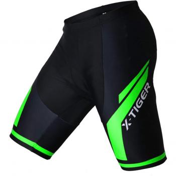 X-TIGER Hombres de Bicicleta con 5D Gel Acolchado MTB Ciclismo Pantalones Cortos