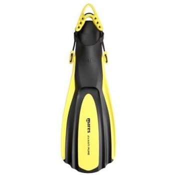 Mares Aletas de Buceo Avanti Pure OH, Abiertas, Adulto, Amarillo, Talla XXS (30-34)