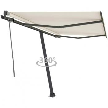 Tienda de campaña automática autoportante para el sol 300x250 cm crema - Toldo de pie automático crema 300x250 cm