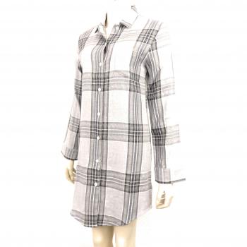 Emporio Armani - Camisón - para Mujer 12144 Grey Tartan M