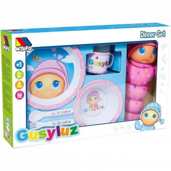 GusyLuz vajilla - Set 5 pcs GusyLuz + GusyLuz Pink ®