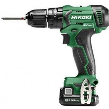 Hikoki DV12DA Taladro Combinado 12V - Compacto y Portátil, ligero, batería de litio, diseño ergonómico, velocidad variable, mandril sin llave