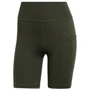 Adidas Optime 7-Inch Women's Fitness Leggings - Olive Green