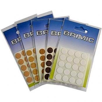 Micel tapatornillos adhesivo 13 mm. blanco blister de 20 unidades