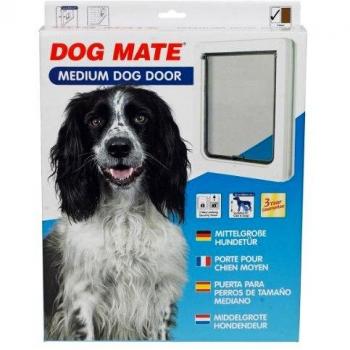 VanRielDistripet Dogmate - Puerta para Perros, Tipo 215 W, Color Blanco
