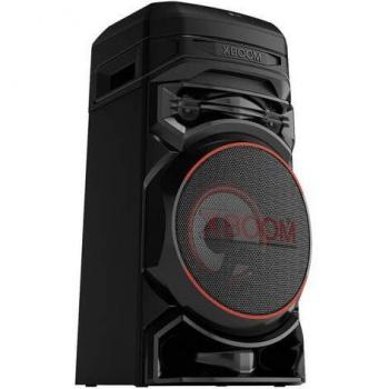 LG XBOOM RNC5 Altavoz Torre de Sonido 300W con Iluminación RGB, Bluetooth, USB, Funciones DJ y Karaoke, Radio DAB+, Portátil, Conectividad Variada,