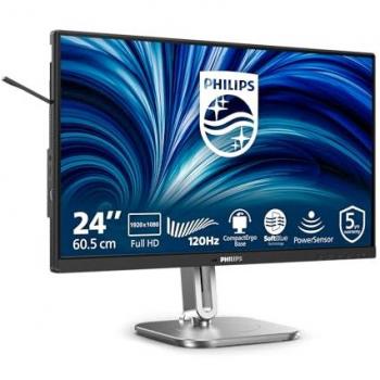 Monitor Philips 24B2N4200/00 23.8 IPS FHD 120Hz Altura Ajustable USB Altavoces 4ms