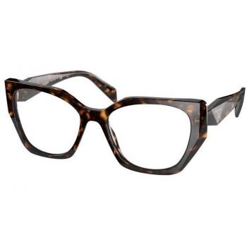 Prada PR 18WV Symbole 2AU1O1 Women's Eyeglasses Tortoiseshell Size 54 (Frame Only) - Blue Light Block Available