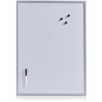 Zeller 11510 - Pizarra magnética, 20 x 60 cm, color alu-gris