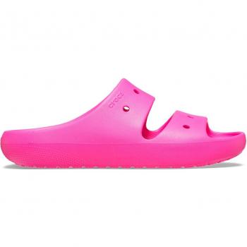 Crocs - Sandalias unisex Classic Sandal v2 U Rosa