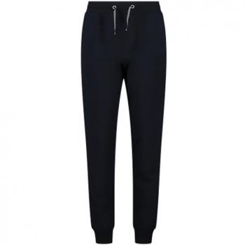 Pantalones Jogger CMP Stretch French Terry Niños, Color Negro/Azul, Talla 6 Años