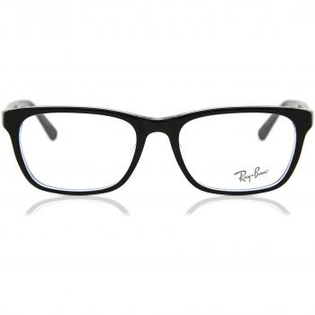 Ray-Ban RX5315D Asian Fit 2034 Armazones para Hombre Negros 55 Lentes Recetadas Negras
