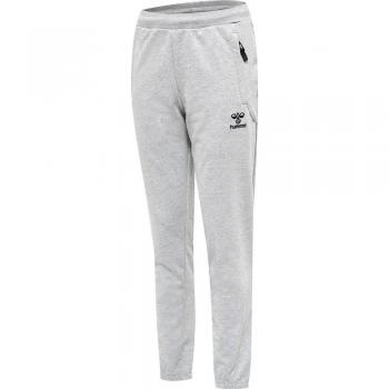 Pantalón de chándal mujer Hummel Move Grid características: tejido de algodón, diseño cómodo, elástico en la cintura, ajuste regular, ideal para entrenamiento y uso diario