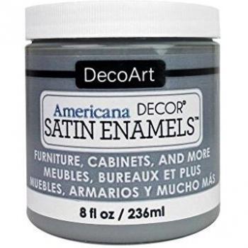 Deco Art decadsa-36.20 Decor Satinado Esmalte smokgrey Americana Decor Satinado Esmalte 8oz smokgrey