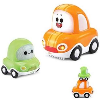 VTech Tut Cory y Chrissy Vehículo de Juguete, Color Naranja/Verde