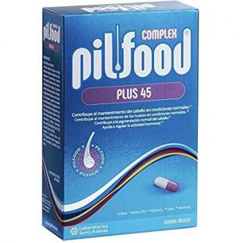 Pilfood Complex Plus 45 - Hair and Nail Nutritional Supplement, 90 Capsules