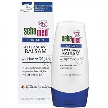 Sebamed For Men Bálsamo After Shave, 100 ml - Bálsamo para después del afeitado, formulado específicamente para la piel masculina, con pH equilibrado de 5.5, ayuda a calmar e hidr