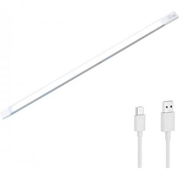 Tira LED Blanca para Armario 38cm con Sensor de Movimiento Recargable USB y 28 LEDs