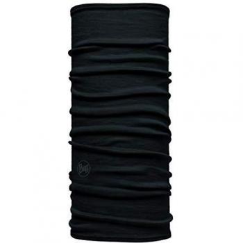 Buff Unisex Kids Merino Wool Original Protective Outdoor Tubular Bandana - Black