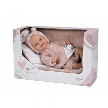 Muñeca Elegance 35 cm Babyto rosa con manta de peso 60827 MUÑECAS ARIAS