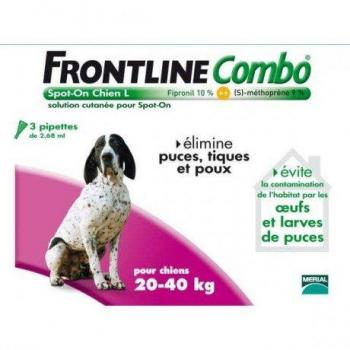 Frontline Combo Perro L 20-40 kg 4 Pipetas