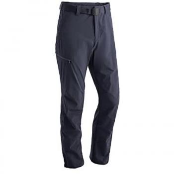 Maier Sports Nil Men's Hiking Pants - Size 66, Breathable Outdoor Trousers with Roll-Up Function in Dark Blue