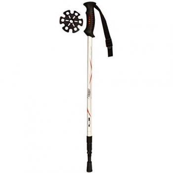 Abbey Camp Adjustable Anti-Shock Trekking Pole 63-135 cm Red/Silver
