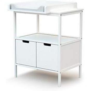 Cambiador Essencial Blanco con 2 Puertas y Estante - AT4
