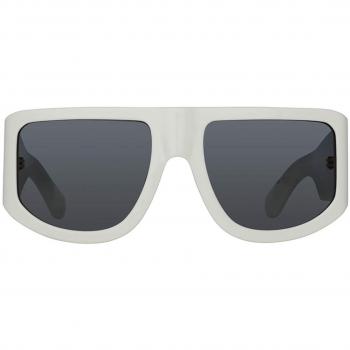 Linda Farrow NUE STUDIO NUE1 C3 Women's Sunglasses White Size 62