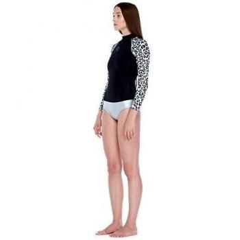 GLIDESOUL de las mujeres cremallera trasera primavera traje, mujer, color Leopard/silver/black, tamaño 2X-Small/1 mm