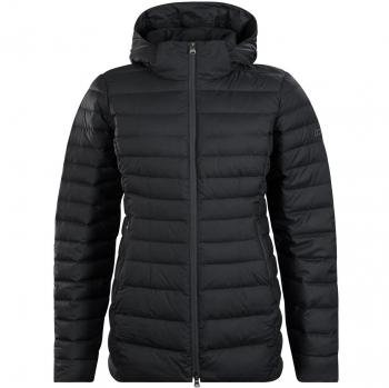 berghaus Hudsonian - Cazadora Larga de plumón para Mujer, Mujer, Color Negro/Negro, tamaño S