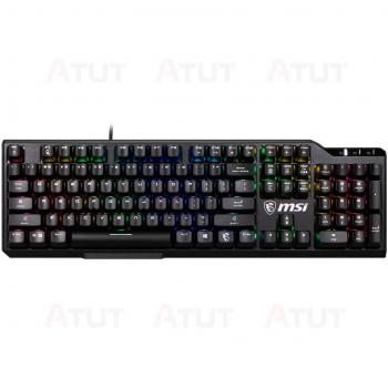 MSI Vigor GK41 LR Teclado de Juego USB QWERTY Inglés Negro