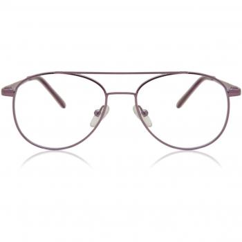 Pilot Full Rim Metal Kids' Prescription Glasses - Purple - Size 47 - Blue Light Block Available - SmartBuy Kids