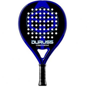Duruss Profesional Cobalt Chrome Pala de Pádel, Adultos Unisex, Black/Blue, Talla Única