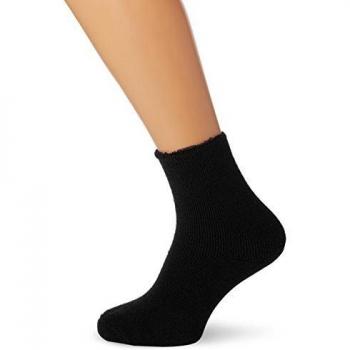 Damart Mi- chaussettes Thermolactyl bouclette Calcetines, Noir