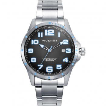 Reloj Viceroy Hombre Heat 401371-14 - Resistente al agua, caja y brazalete de acero