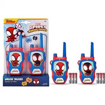 Jada -Walkie Talkie Spidey y Miles, 2 Unidades, Alcance de 100m (203222000